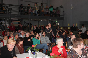 Anblick des Saales in der Zeche Carl